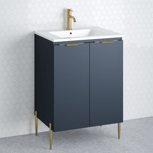 Nevada 600mm Freestanding Vanity with Ceramic Countertop